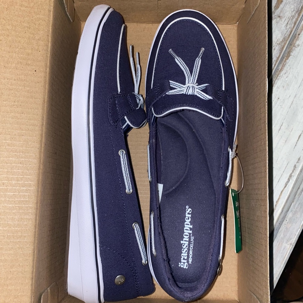 NWT navy shoes